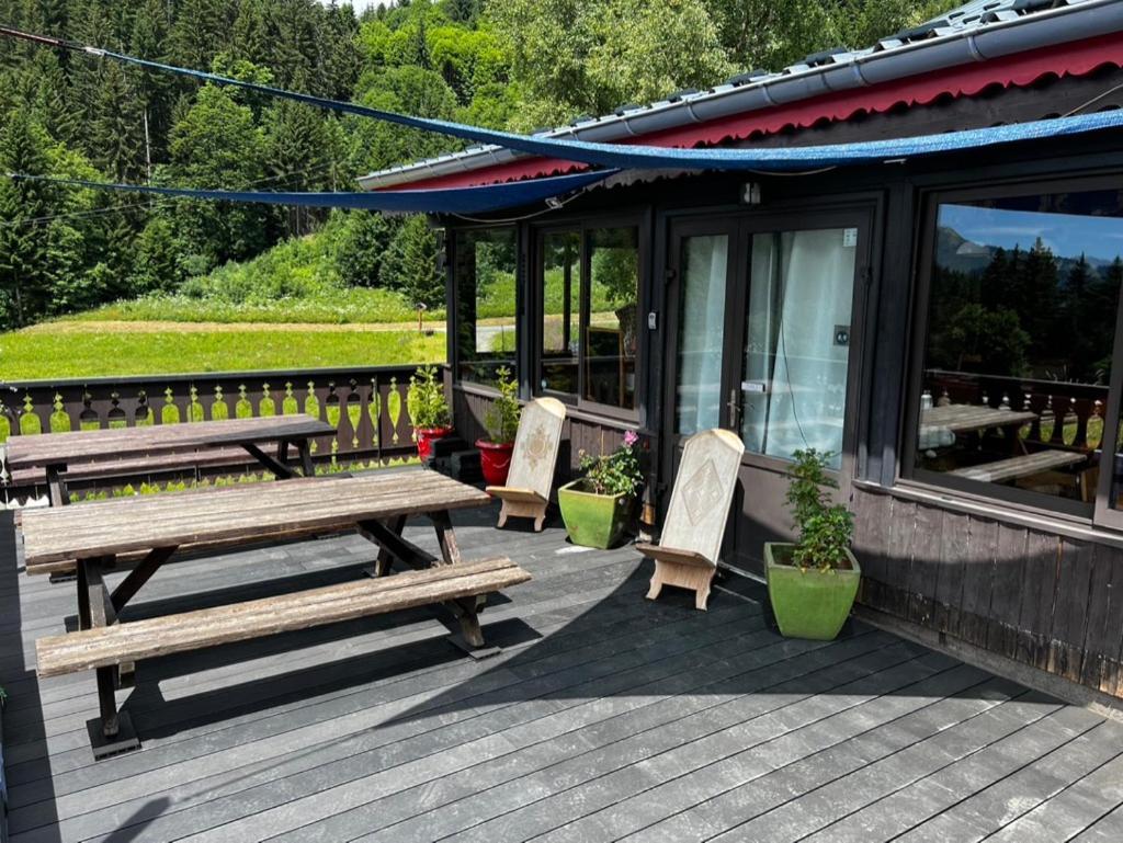 La Chanterelle - Mountain Lodge La Cote d'Arbroz エクステリア 写真